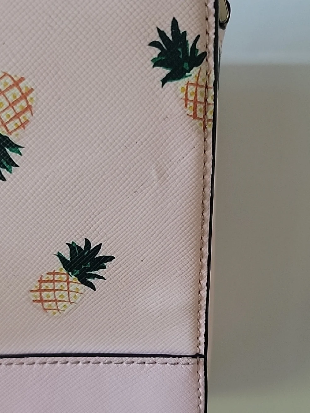 kate spade Pink Pineapple Print Top-Handle Crossbody